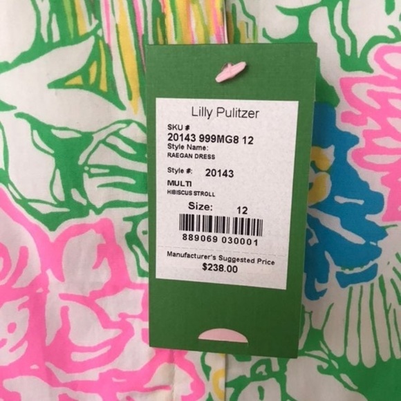 Lilly Pulitzer Raegan Dress Hibiscus Str - Picture 4 of 4